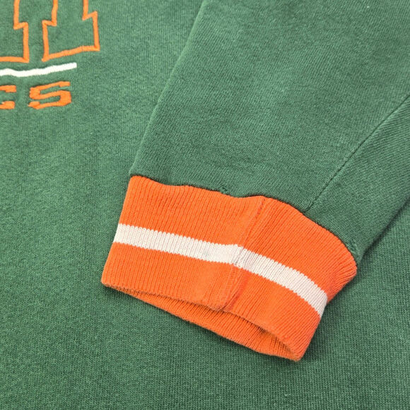 Team Edition Apparel Miami Hurricanes Embroidered Logo Vintage Crew Neck - Picture 5 of 10